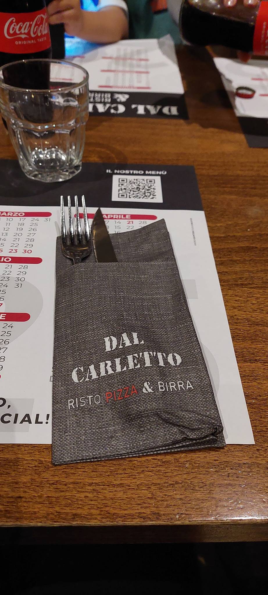 Menu di Ristorante dal Carletto 
