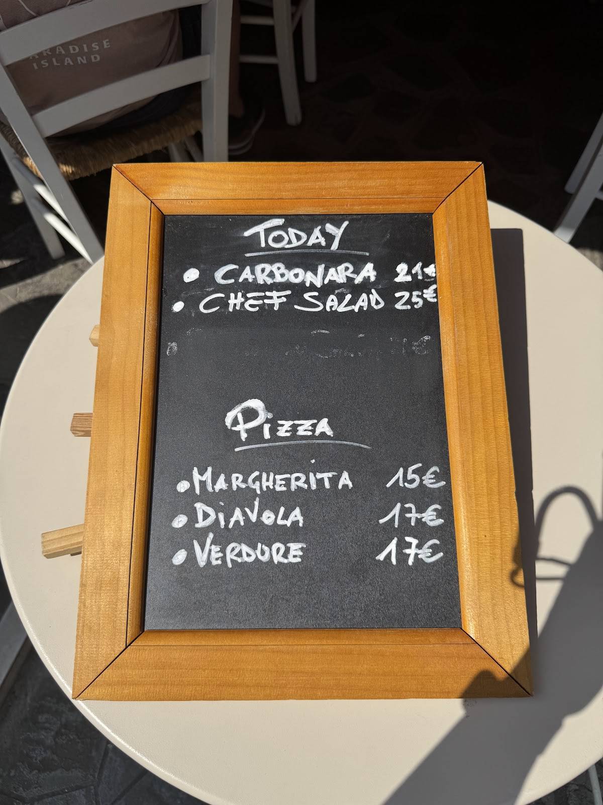 Menu di Riva Rosa 