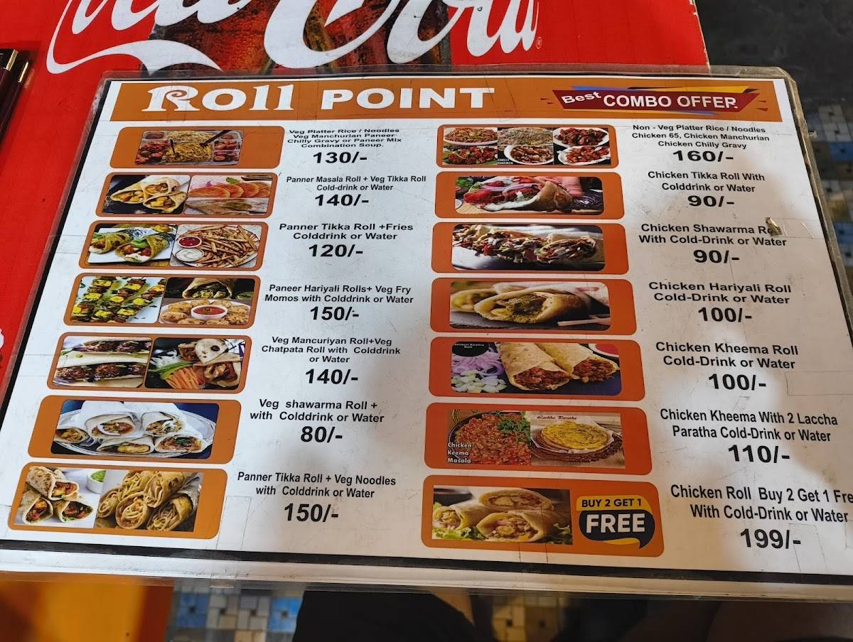 Roll Point menu
