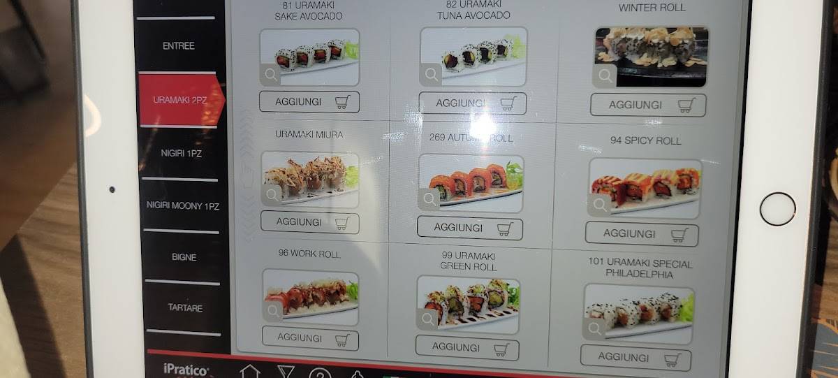 Menu di Moony Sushi 