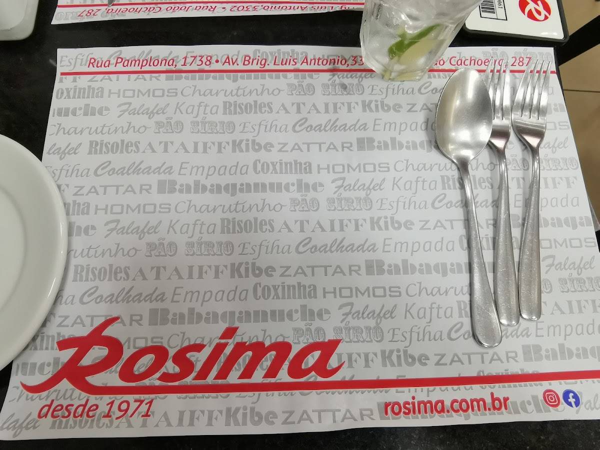 Rosima Comércio De Doces E Salgados Finos cardápio