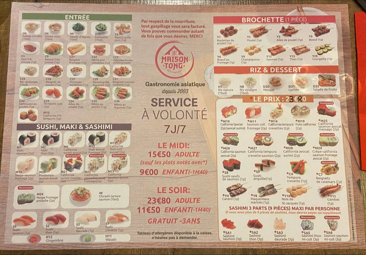 Menu de Okinawa