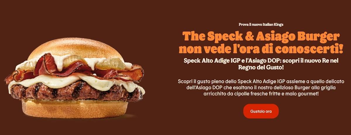 Menu de Burger King
