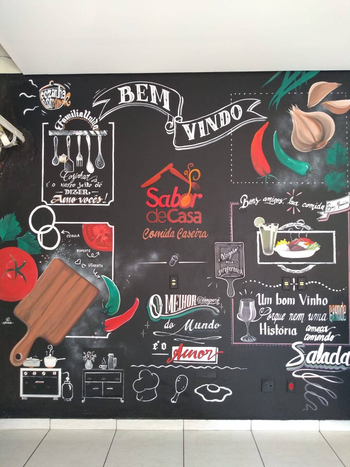 SABOR DE CASA COMIDA CASEIRA cardápio