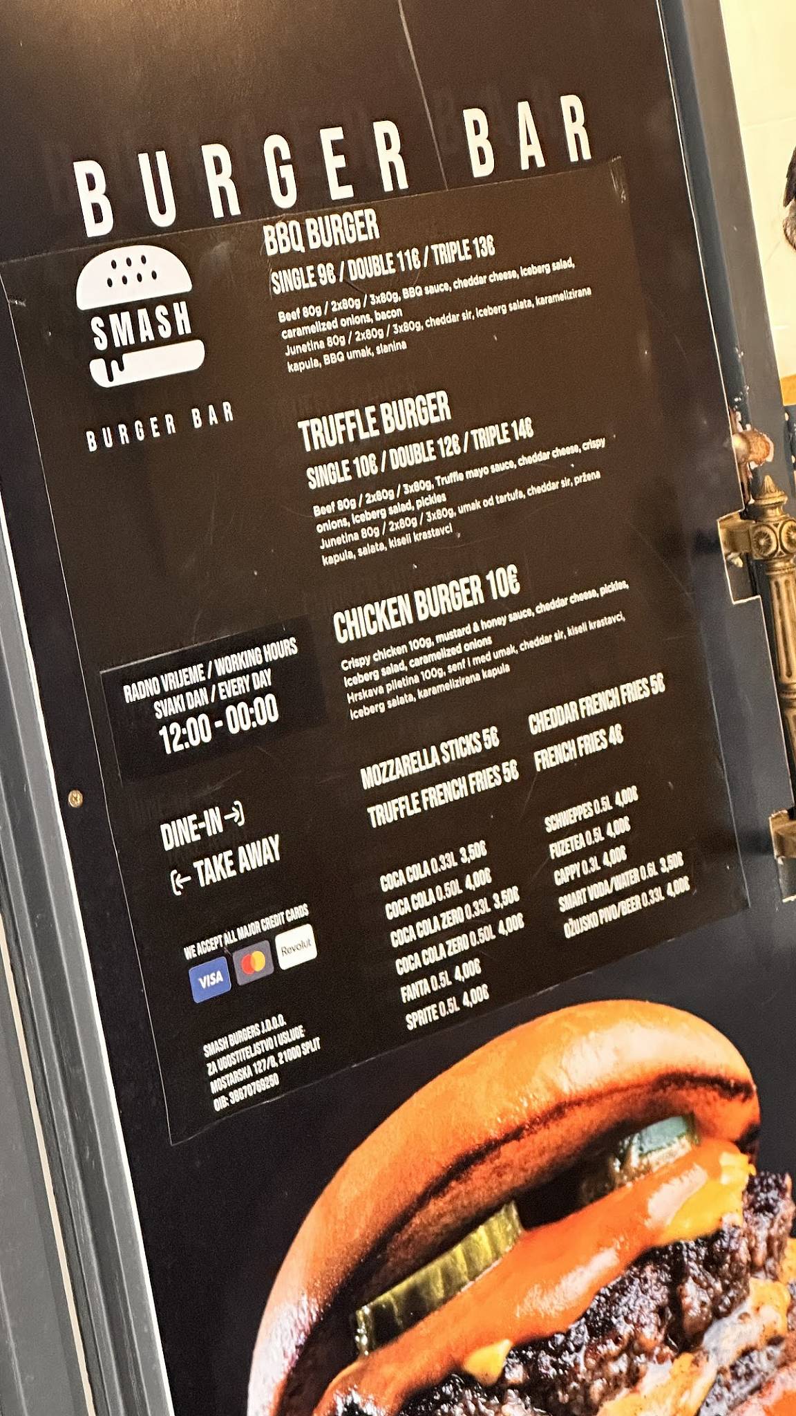 Menu di SMASH BURGER BAR 