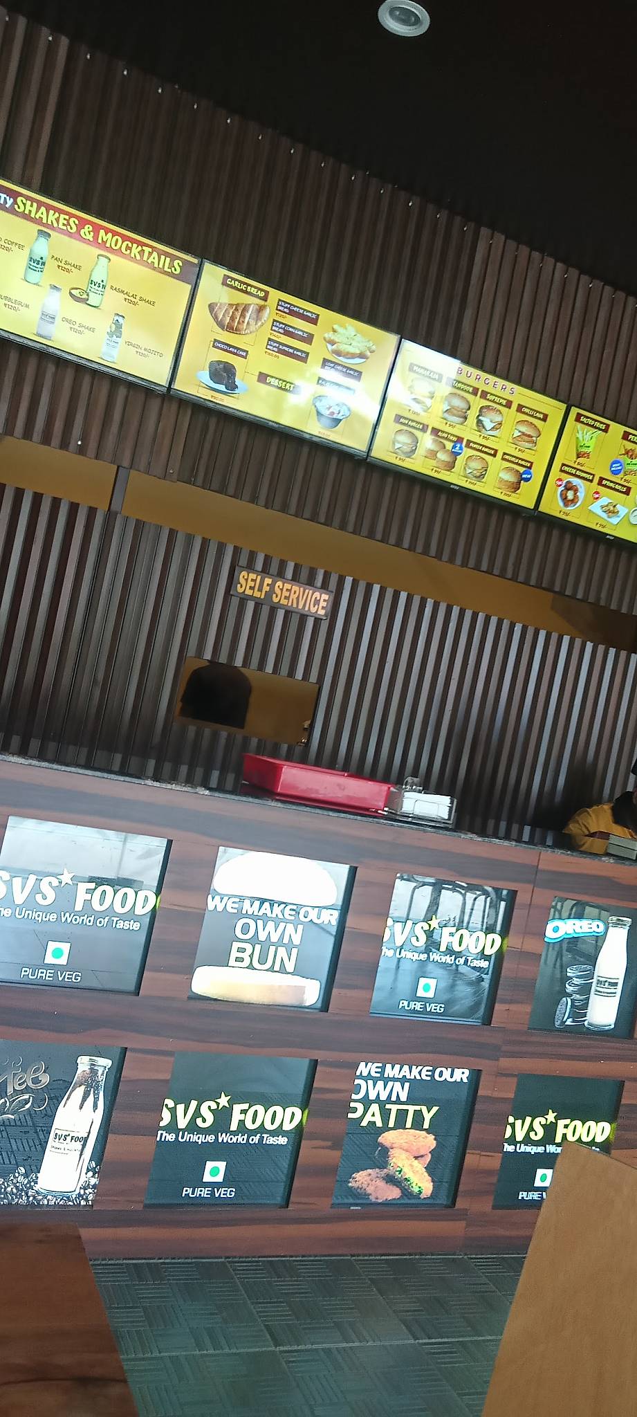 SVS FOOD menu