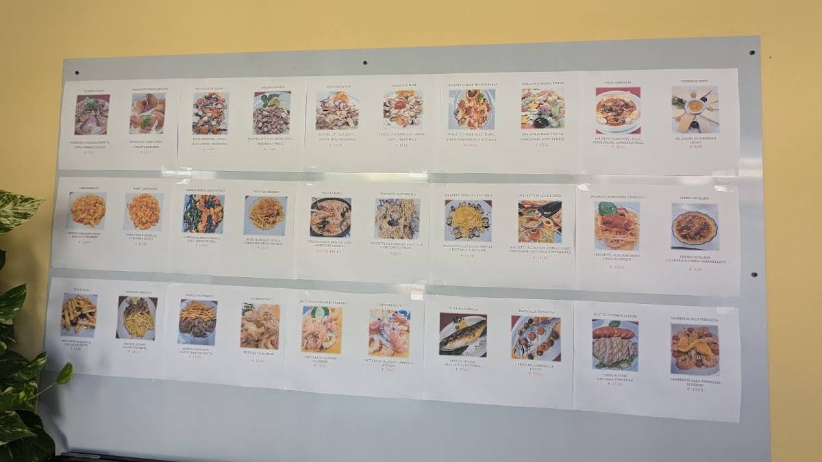 Menu di Trattoria Sa Merenda 