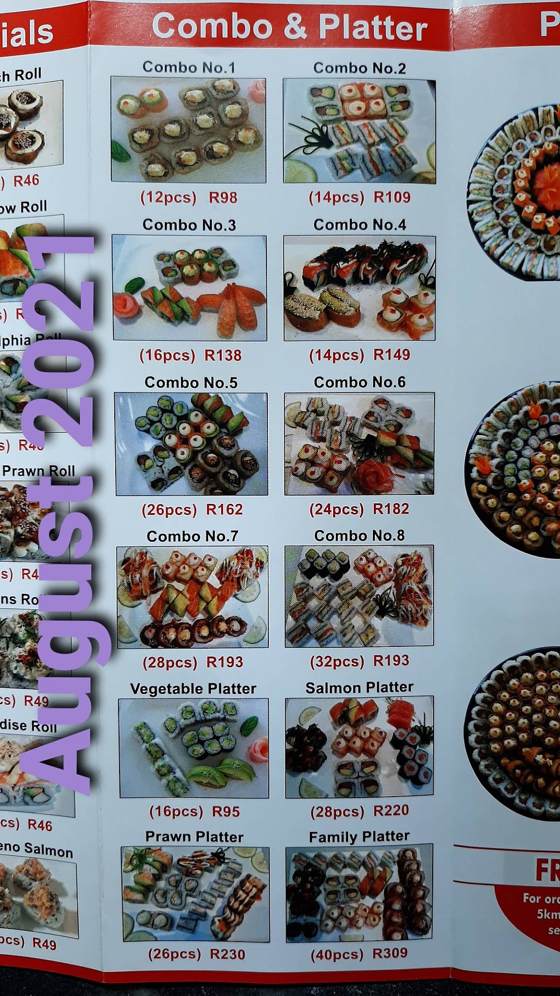 Menu at Salmon House, Goedemoed,Durbanville restaurant, Cape Town, 20
