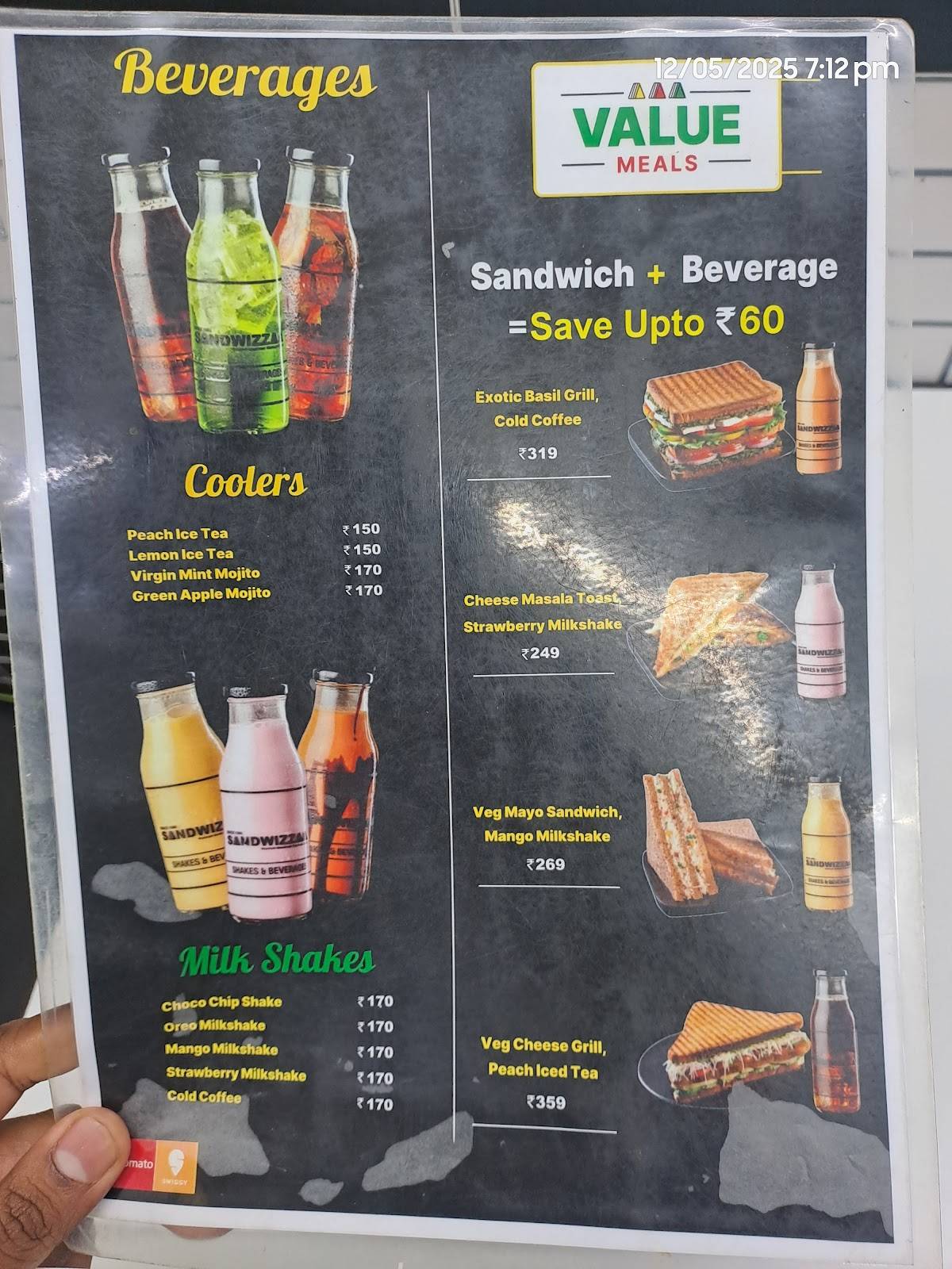 Sandwizzaa Vile Parle East menu