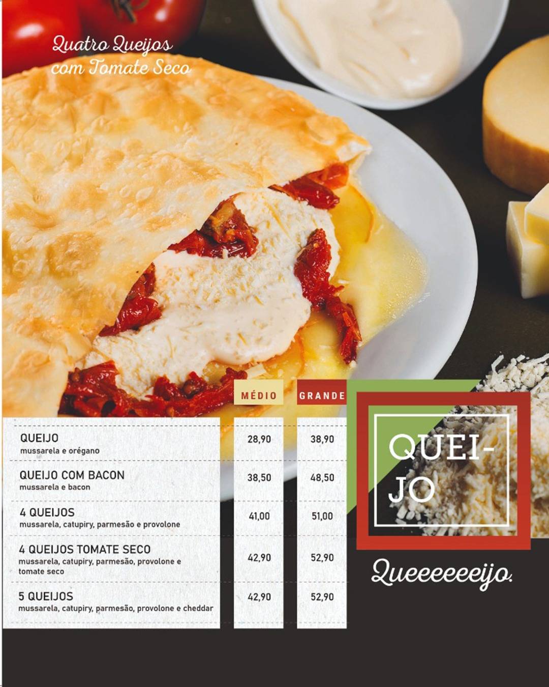 Casa do Pastel cardápio