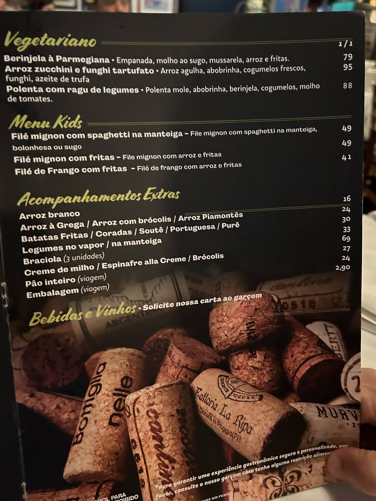 Don Pepe Di Napoli cardápio