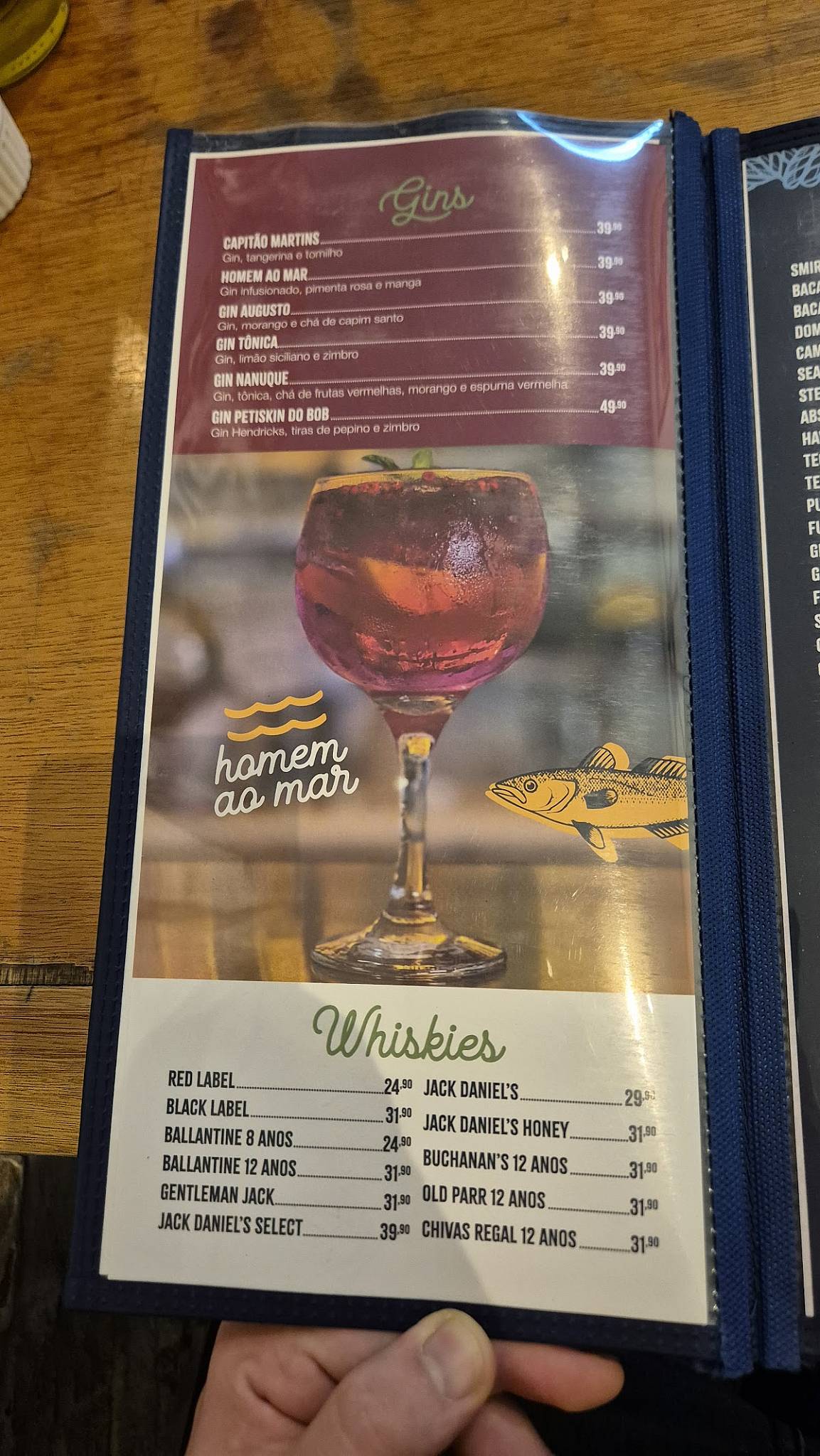 Petiskin do Bob cardápio