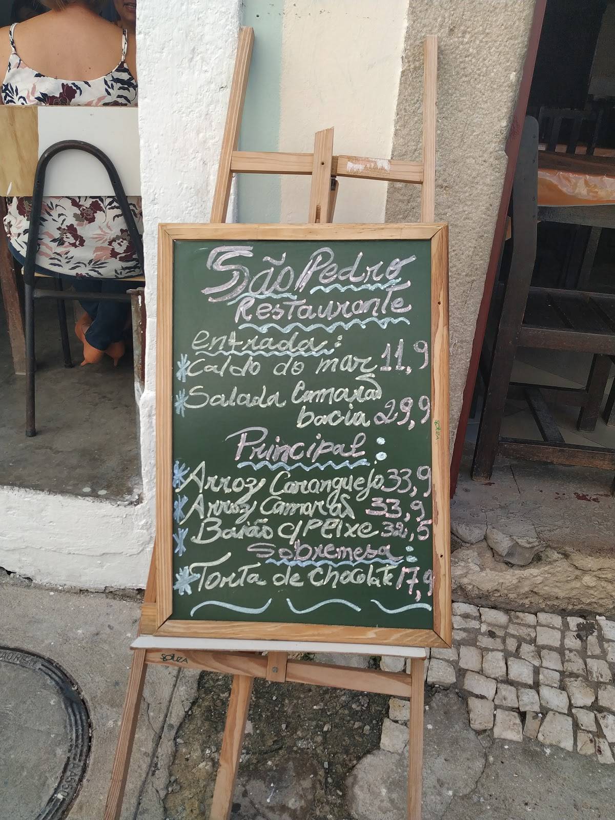 São Pedro Restaurante cardápio