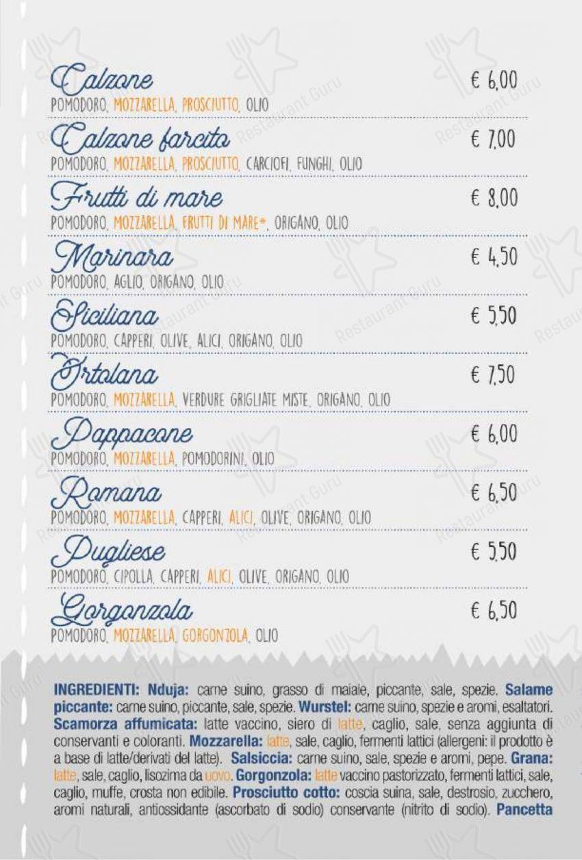 Ristorante Pizzeria Maiori in Saronno - 菜单