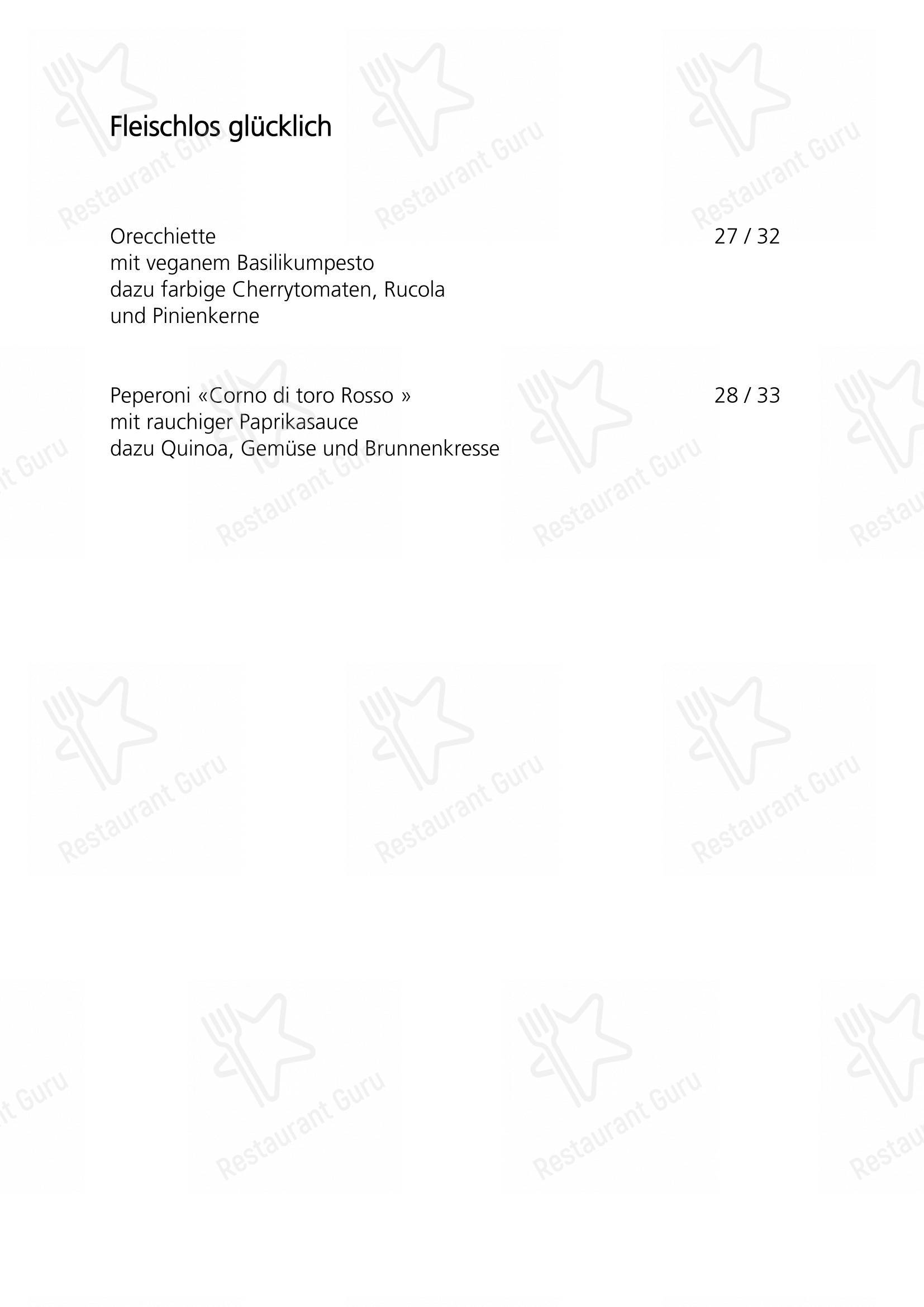 Seerose Bar - Freienbach in Freienbach - 菜单