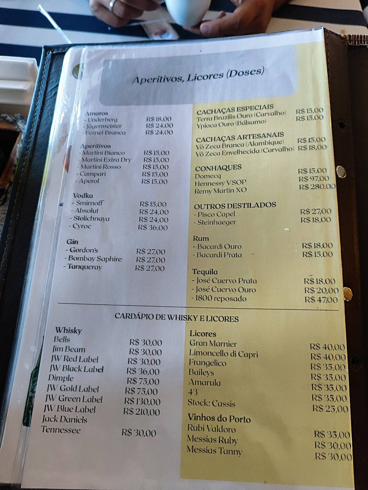 Setentaesete Restaurante cardápio