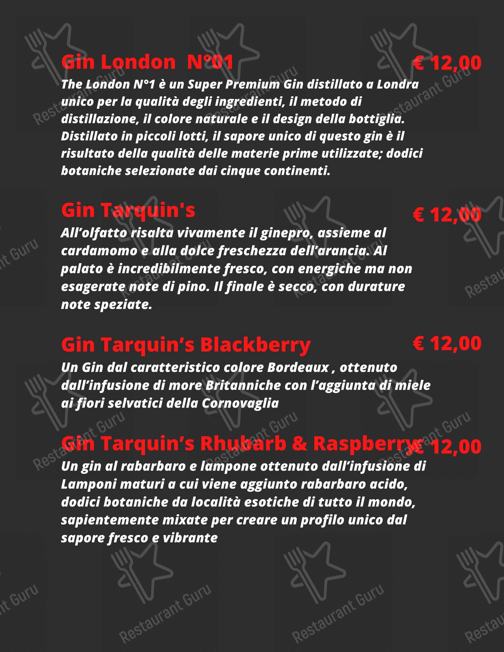 Коктейльная карта per Shake Cocktail & Wine Bar pub & bar