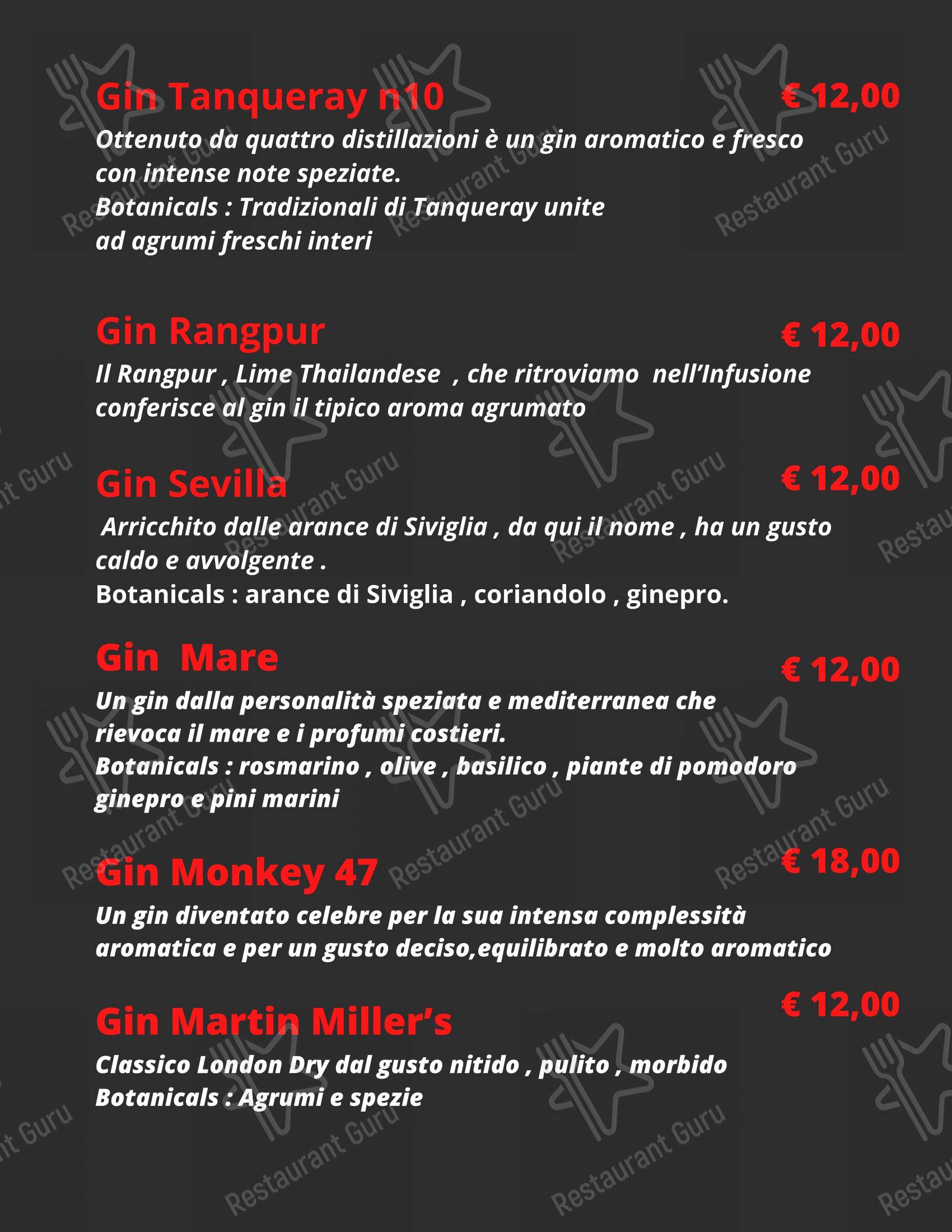 Коктейльная карта per Shake Cocktail & Wine Bar in Rovellasca