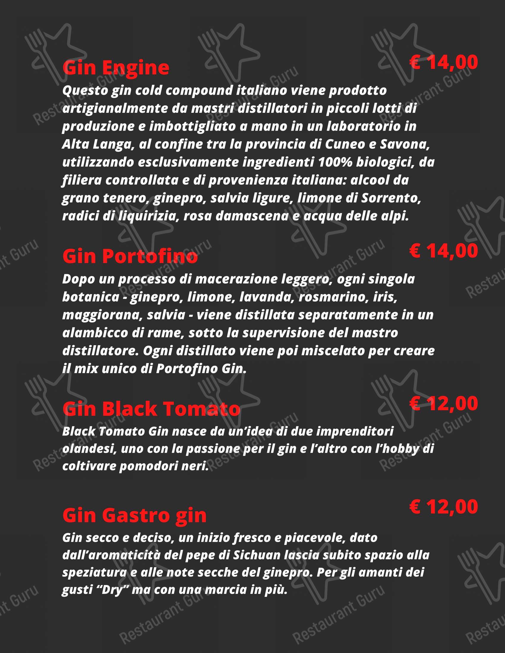 Коктейльная карта per Shake Cocktail & Wine Bar pub & bar