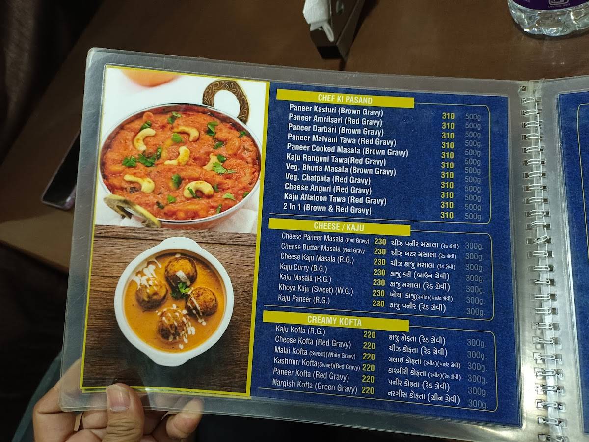 Ashirwad Restaurant menu