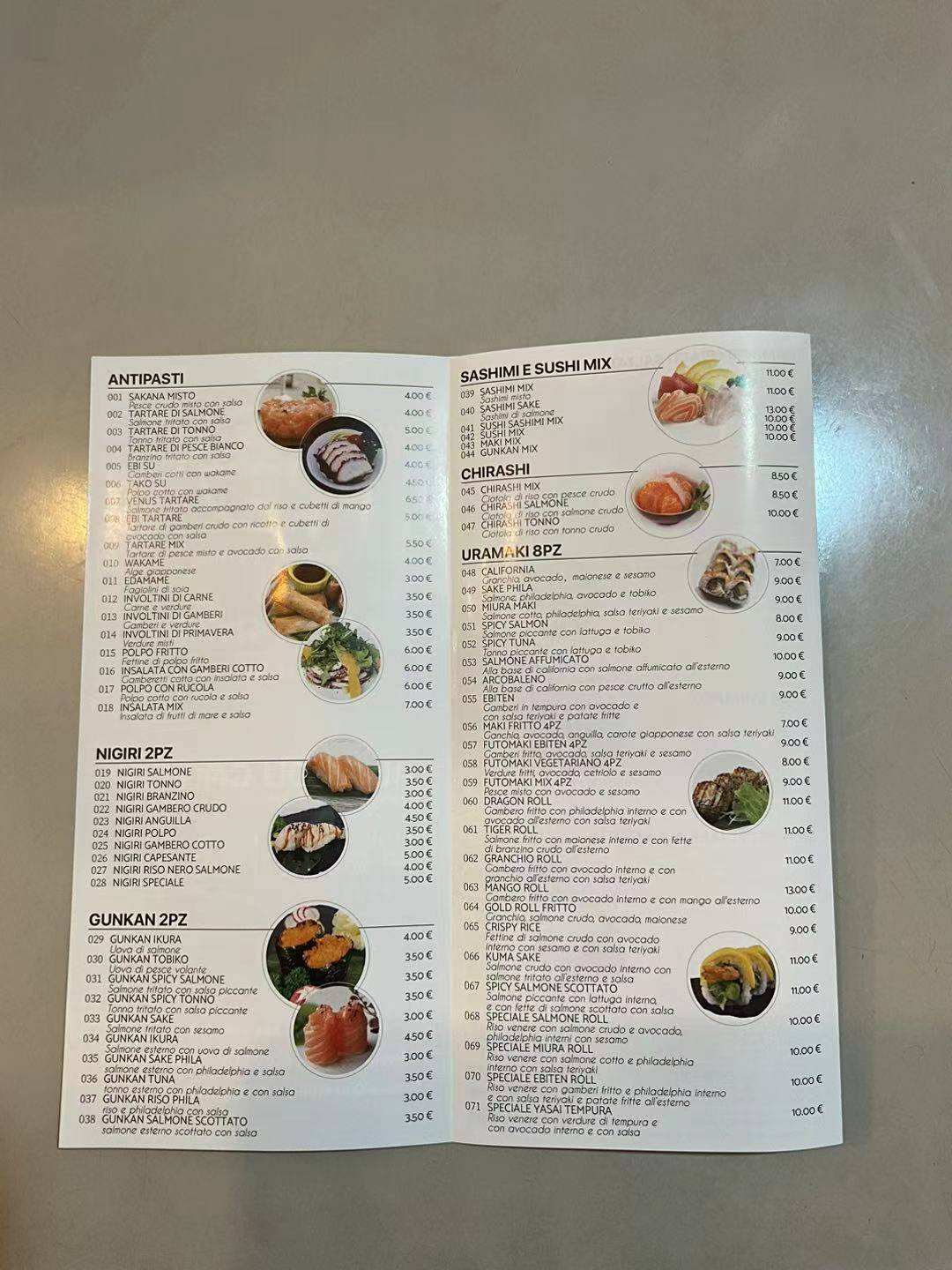 Menu di Shima Japan Food 