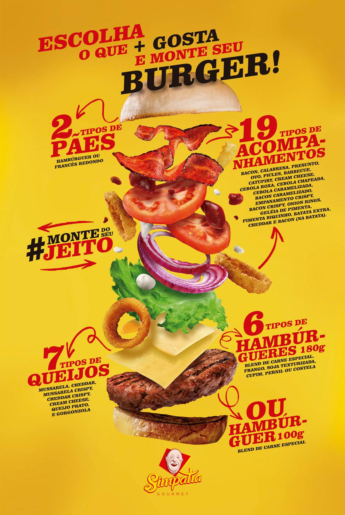 Simpatia Gourmet cardápio