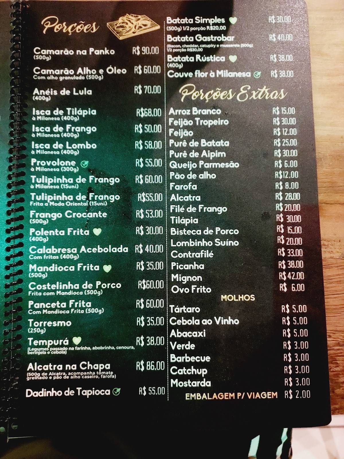 Simples GastroBar Matinhos cardápio