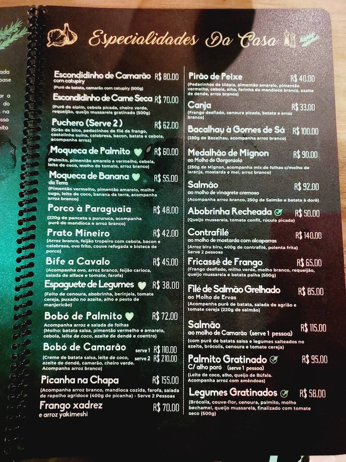 Simples GastroBar Matinhos cardápio