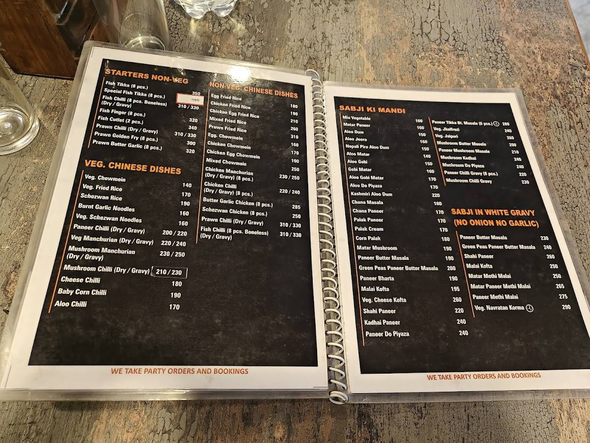 Singh's Corner menu
