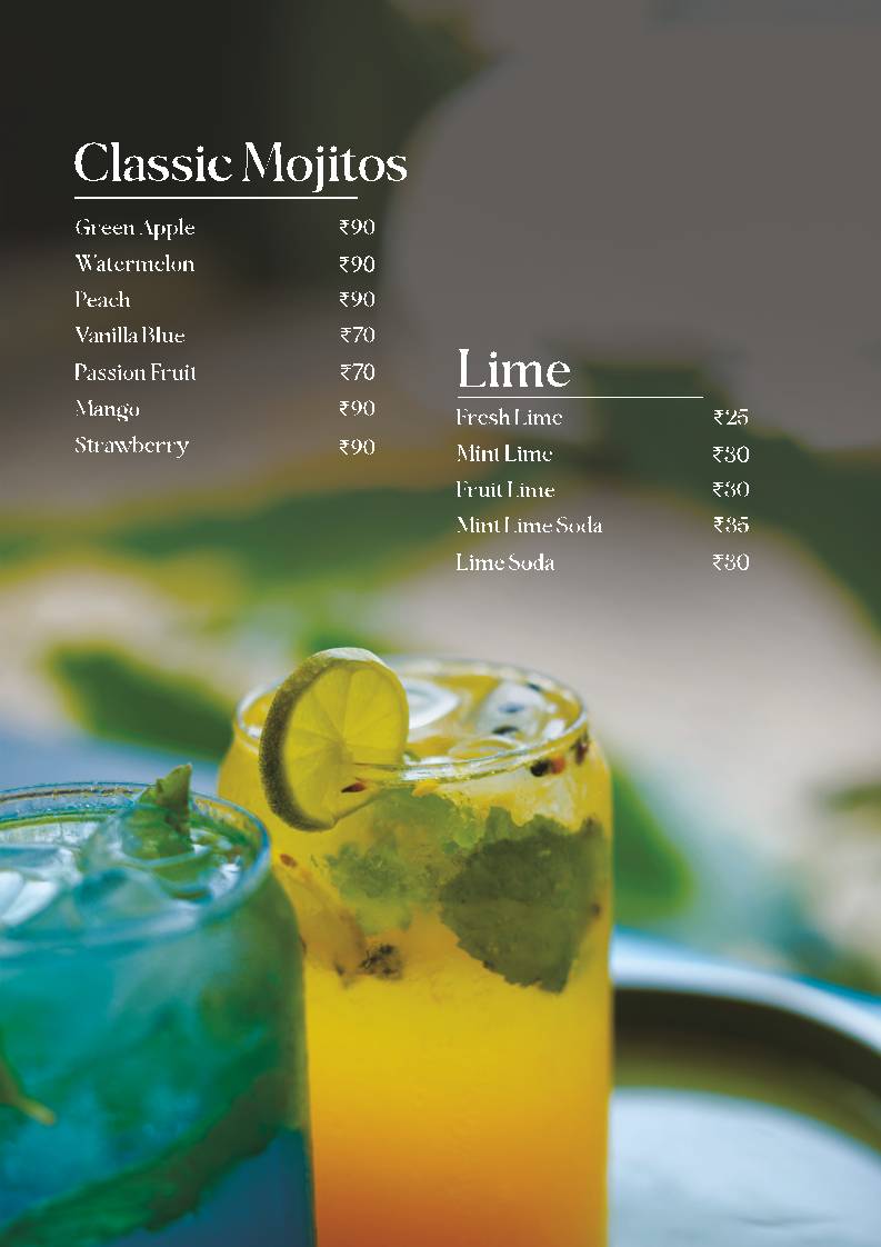 Slice of Spice menu