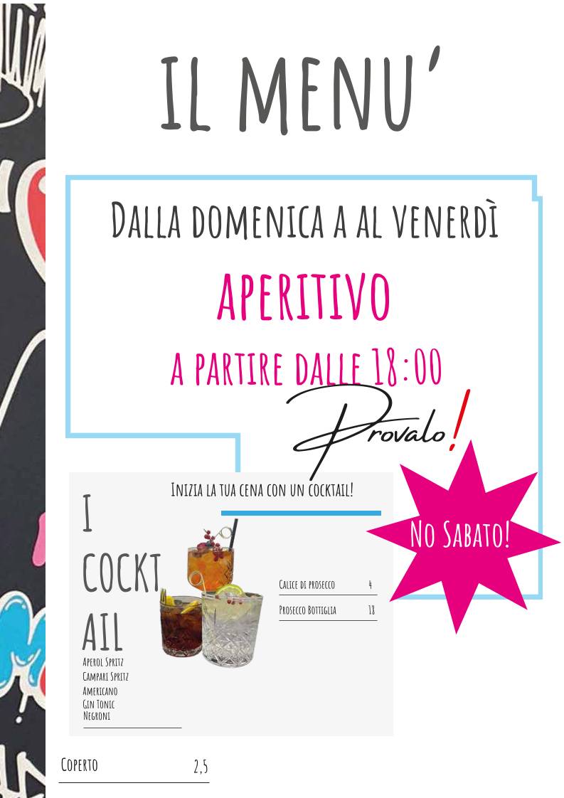 Menu di Spapizar Al Vicolaccio 
