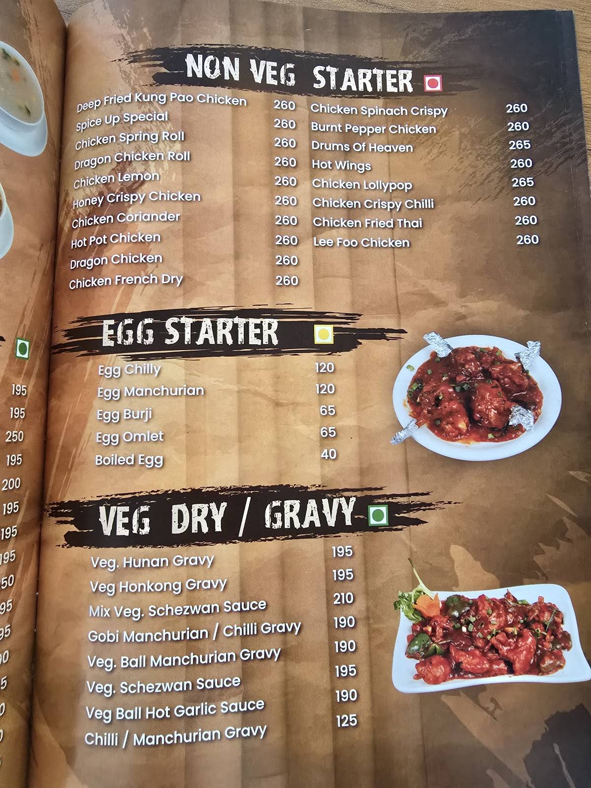 Spice Up (2nd Phase) Jp Nagar menu