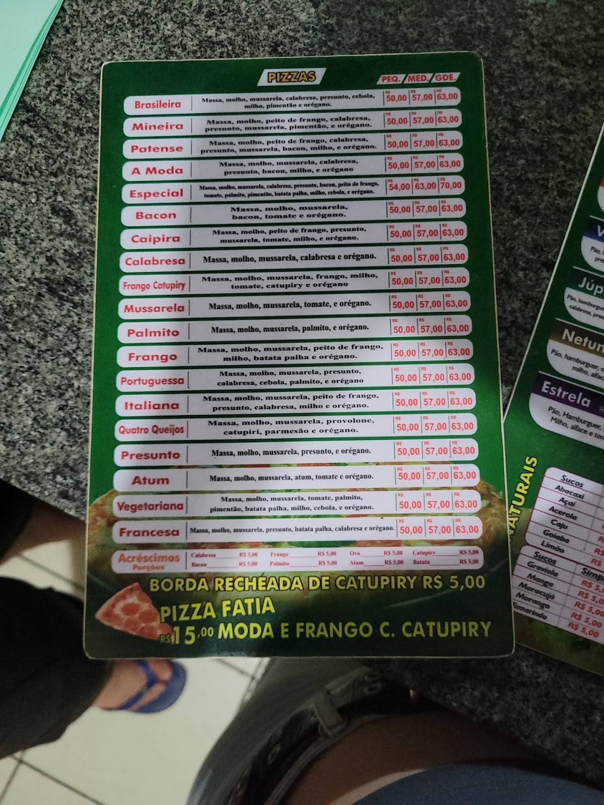 Star Lanches cardápio