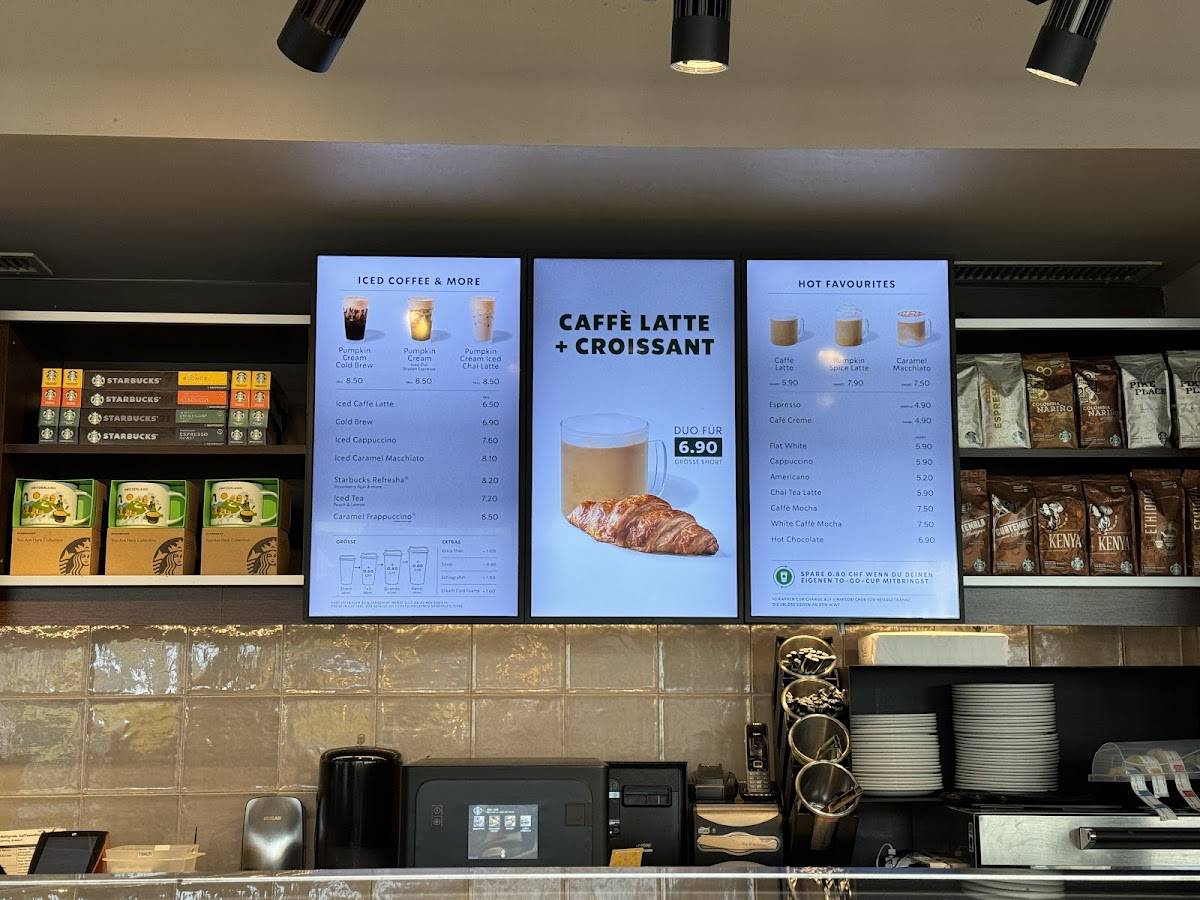Menu di Starbucks 