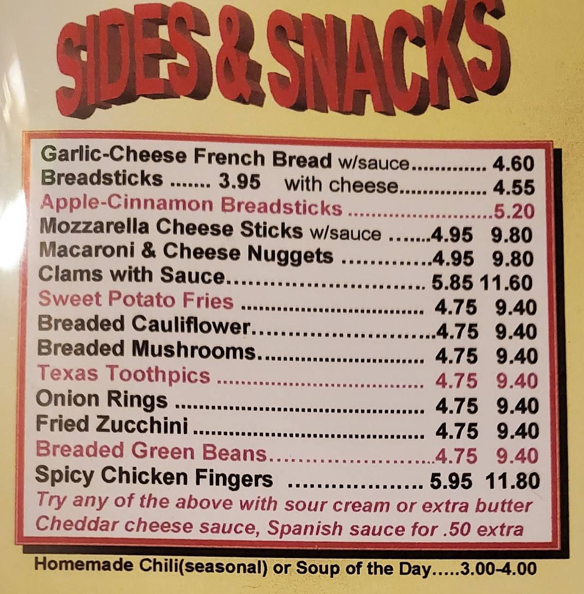 Menu at Streamliner Family Restaurant, Rochester