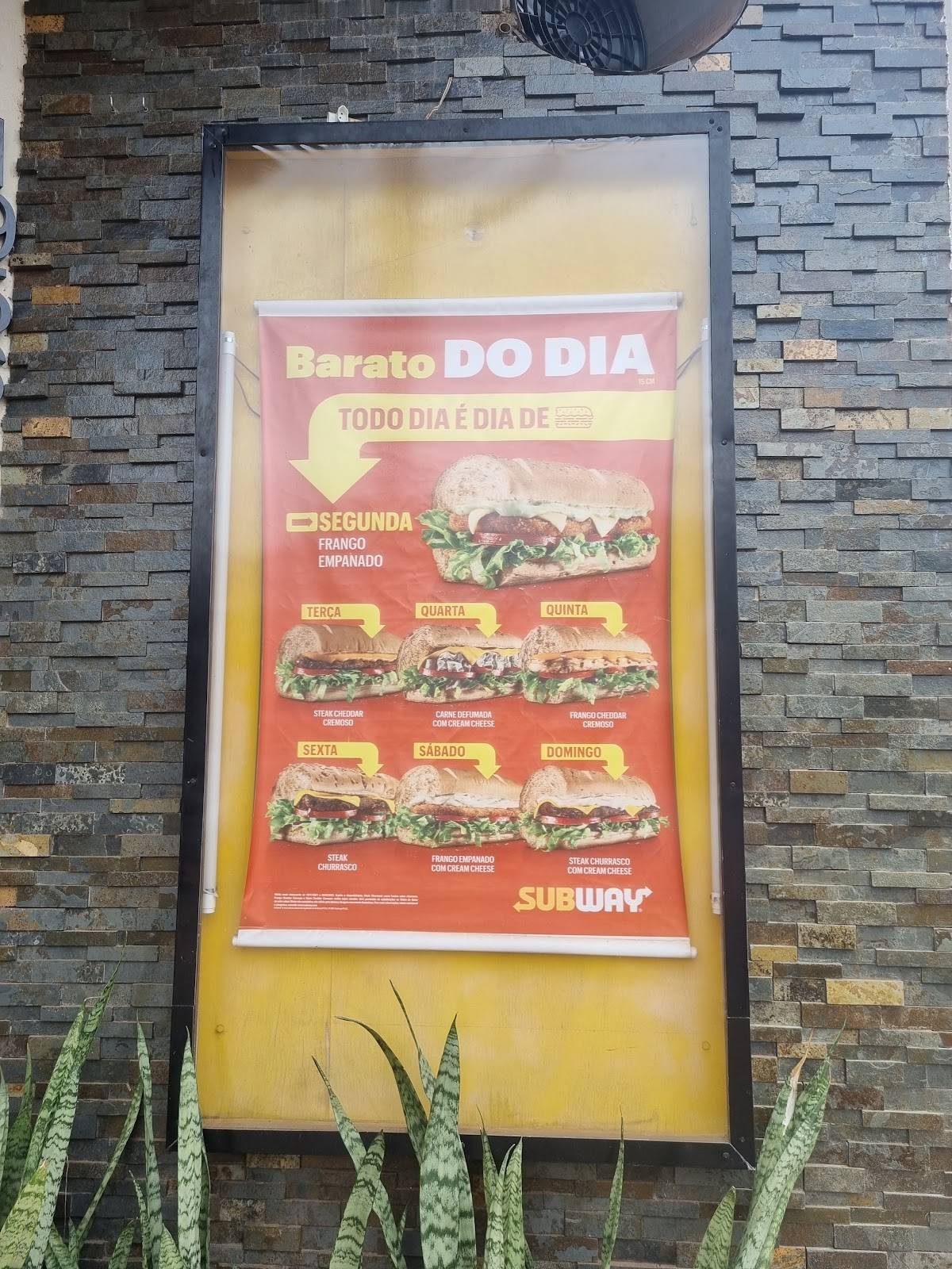 Subway Bonito cardápio