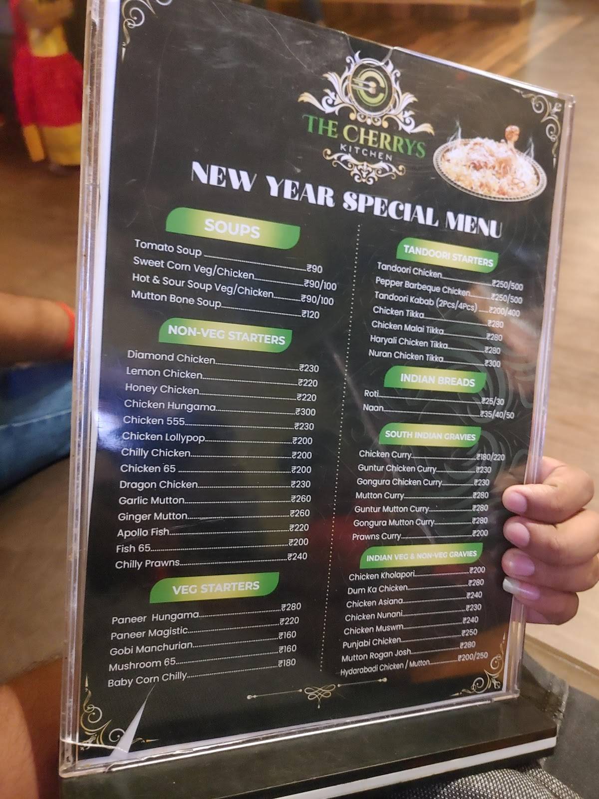 CHERRY'S KITCHEN menu