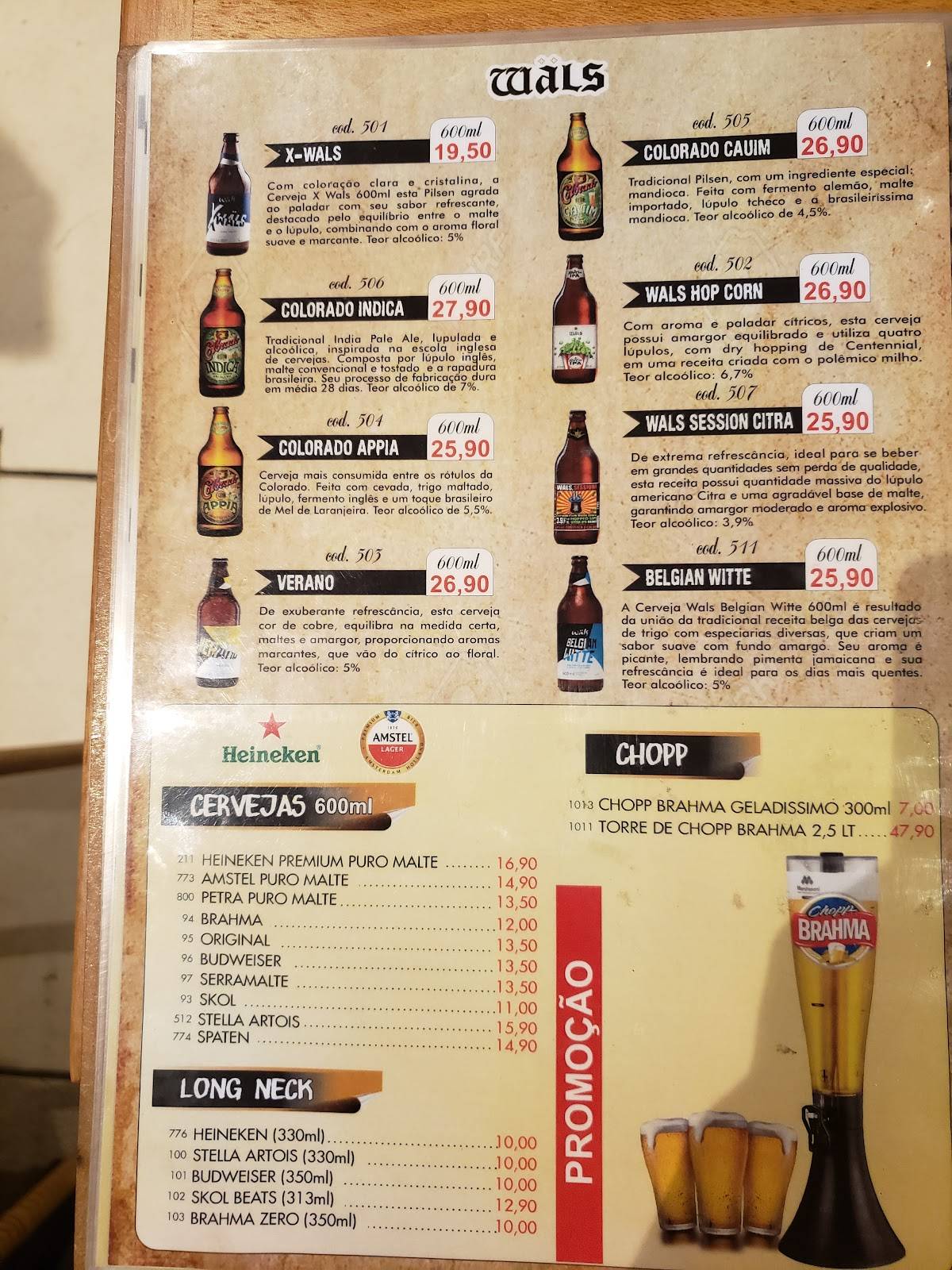 Surubim Grill Bar e Restaurante cardápio