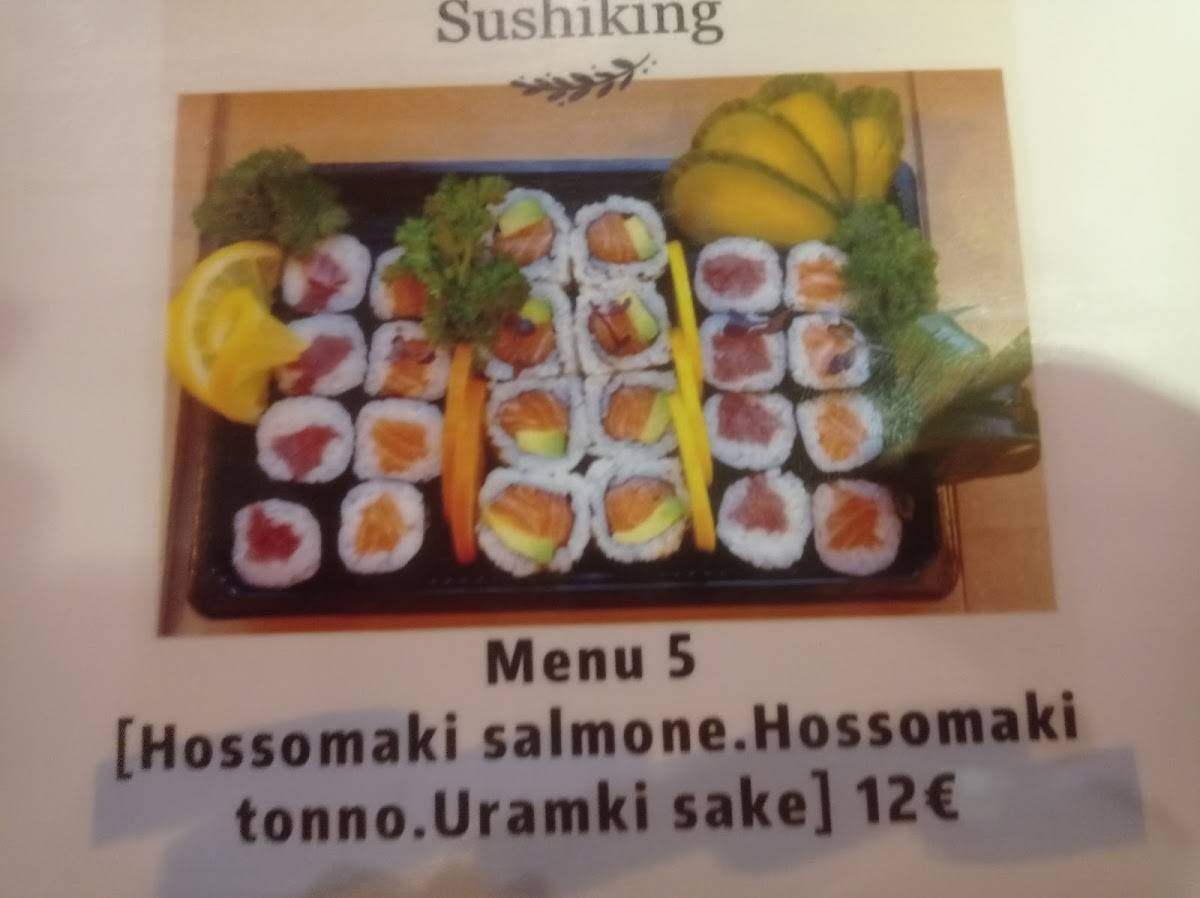 Menu di Sushi King Iglesias 