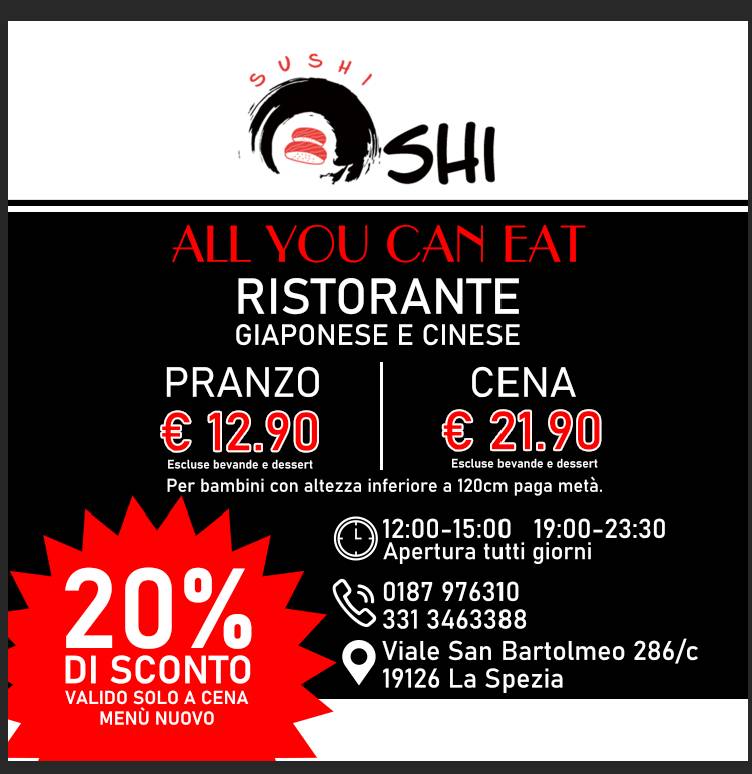 Menu At Sushi Oshi Restaurant La Spezia