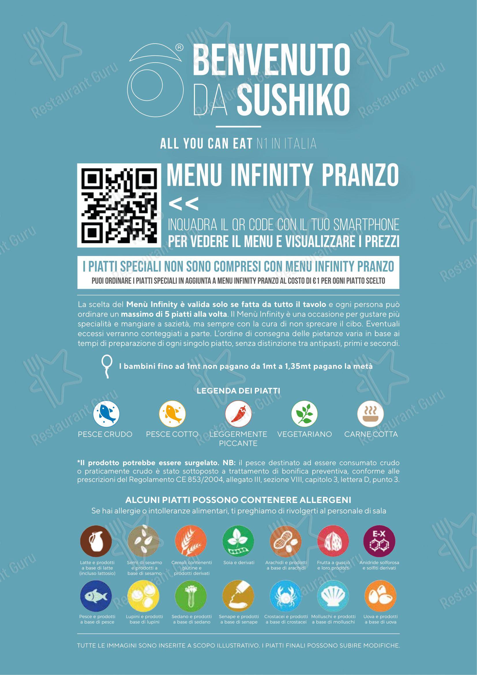 Menu di Sushiko Forlì - Menu