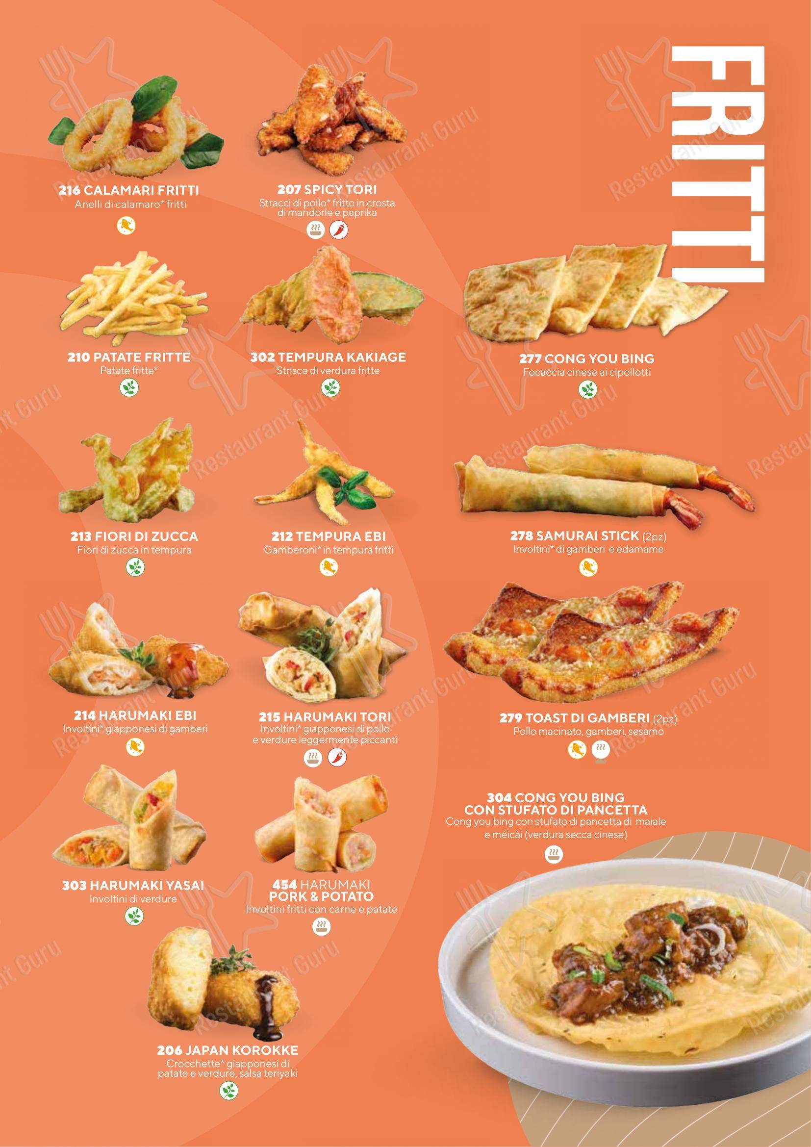 Menu per Sushiko Forlì in Forli