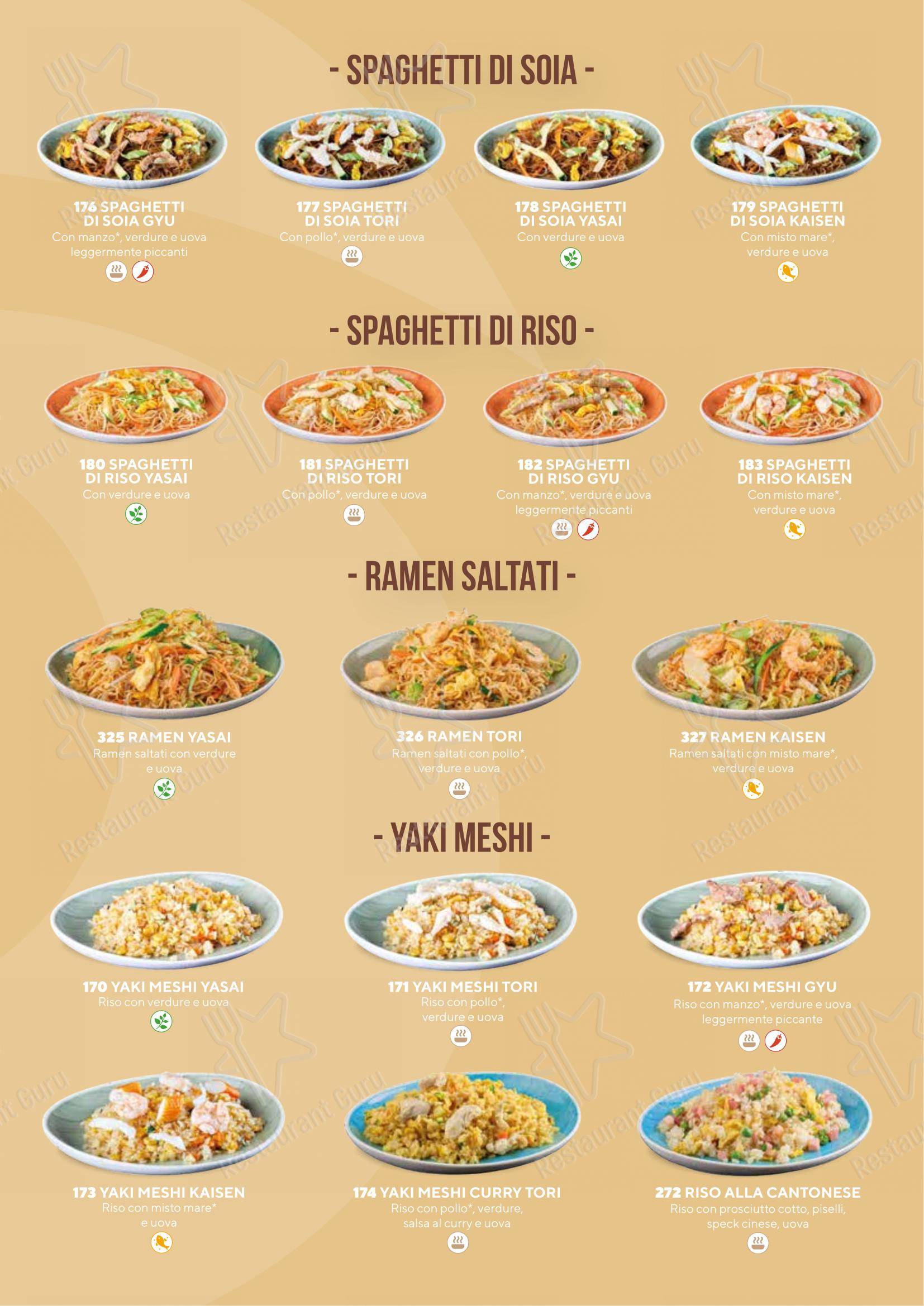 Sushiko Forlì in Forli - Menu bar
