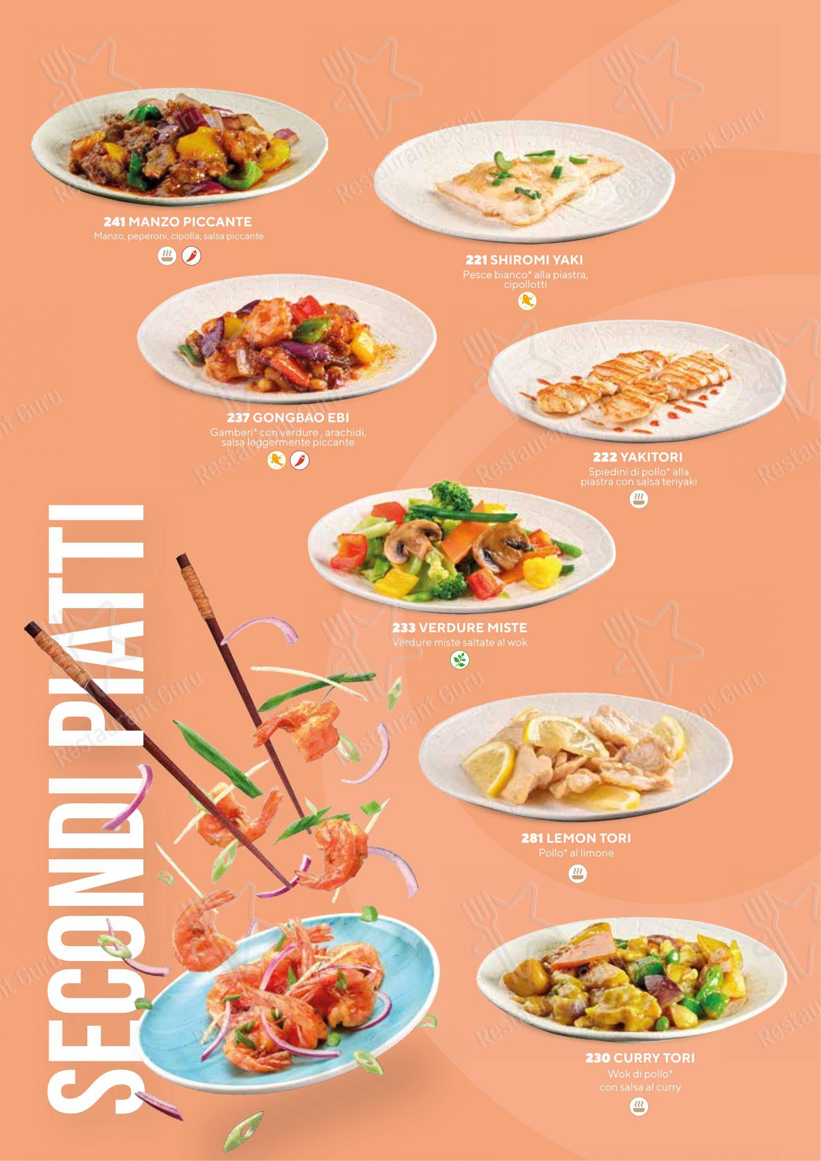 Menu per Sushiko Forlì ristorante