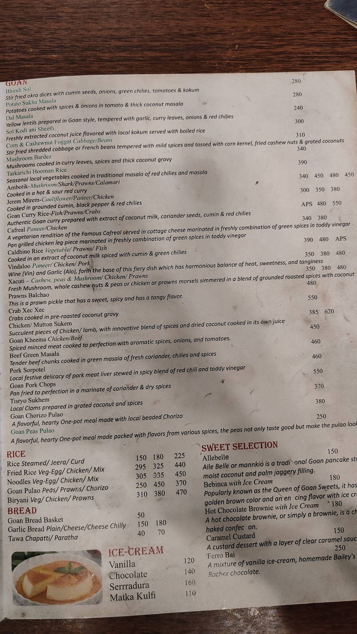 Sussegado - Premium Goan Tasting Menu, Calangute menu