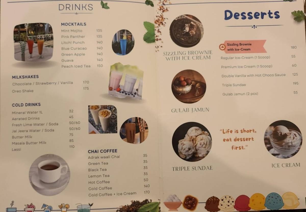 Swadisht Veg Restaurant menu