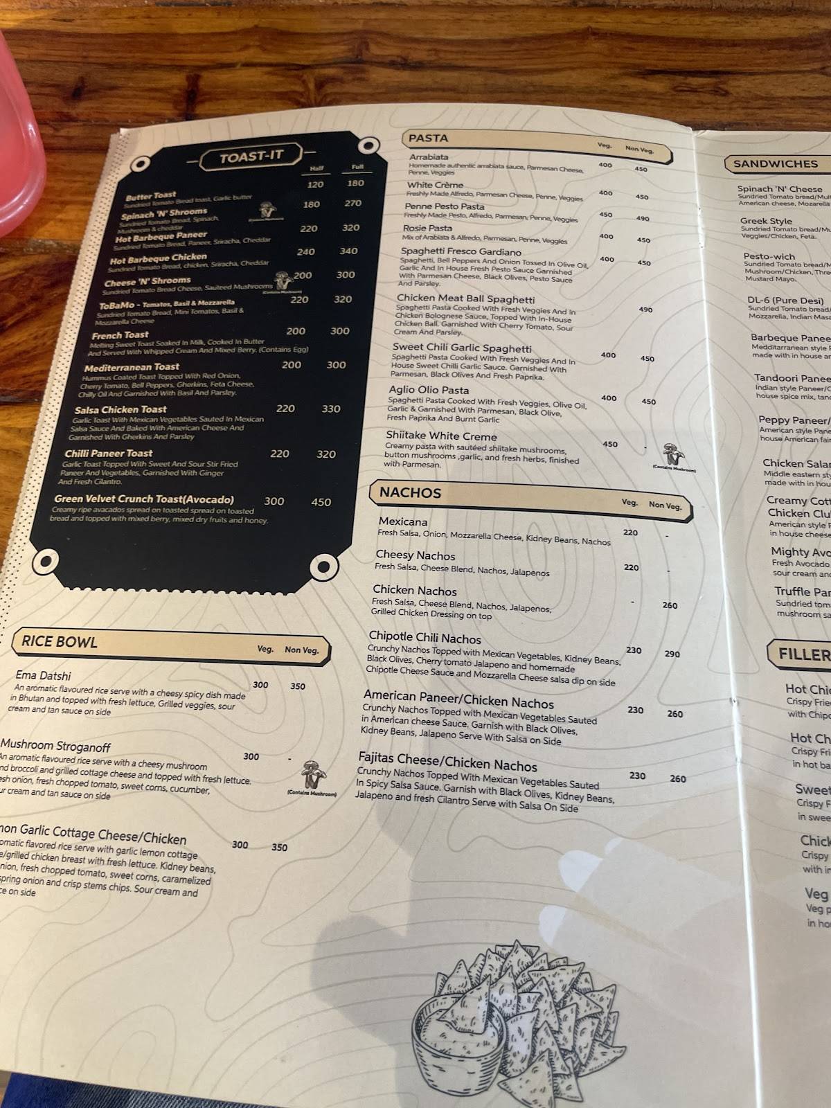 TAN COFFEE menu