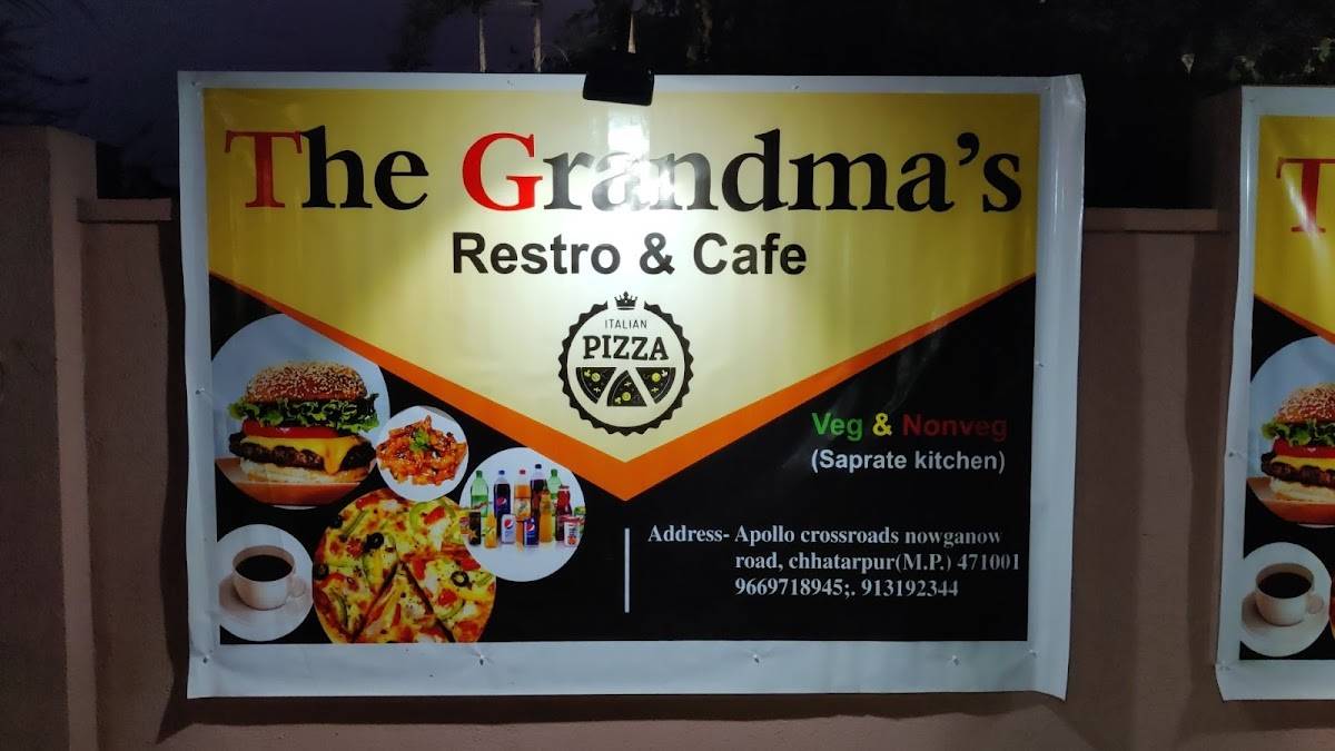 THE GRANDMA'S RESTAURANT menu