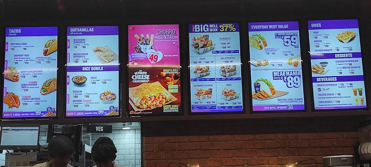 Taco Bell menu