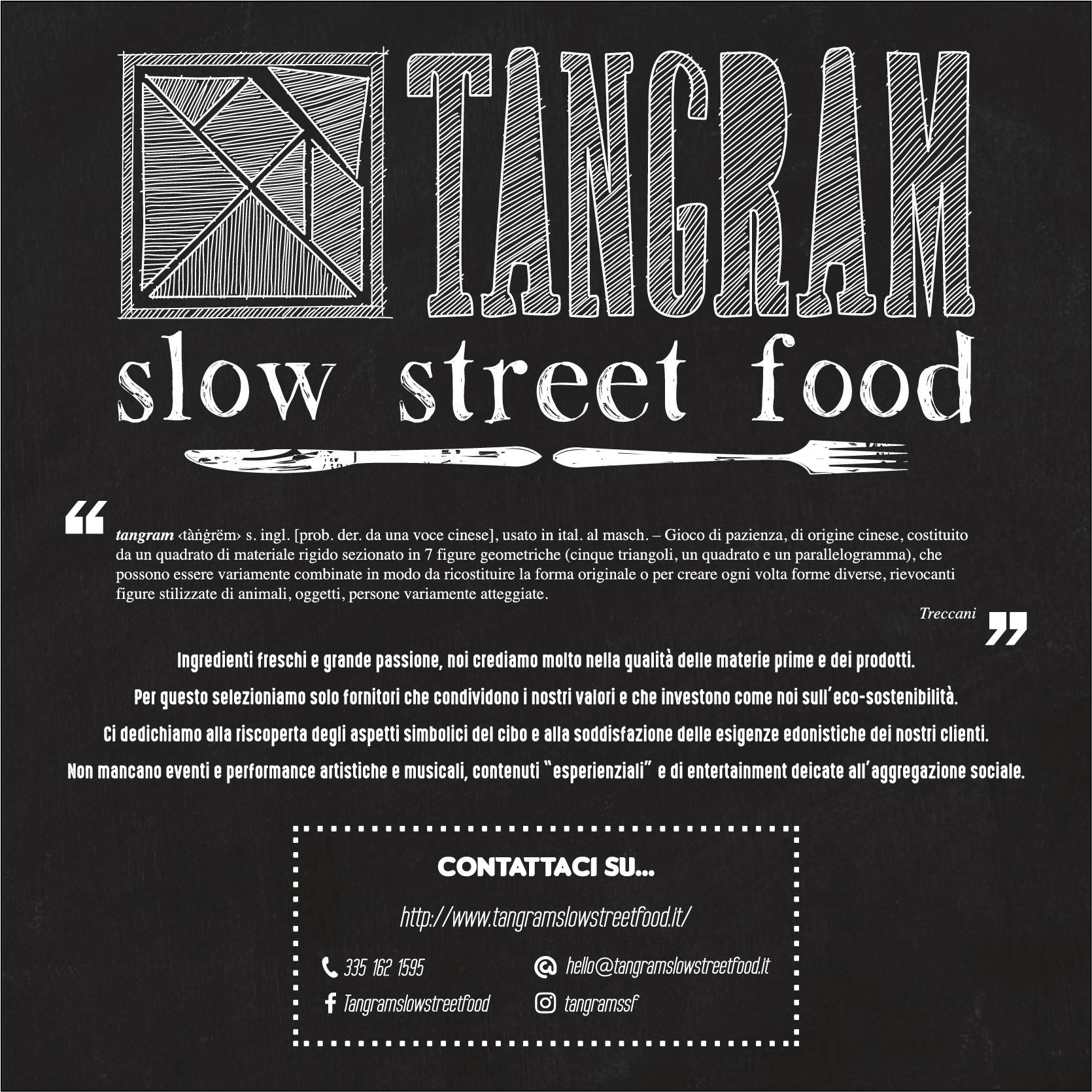 Menu di Tangram - Slow Street Food 